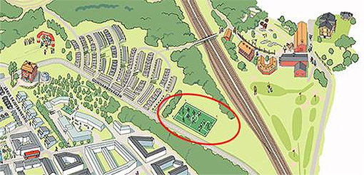 Järvastaden får ny idrottsplats