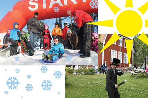 Om det blir snö - Pulkastörtlopp i Järvastaden