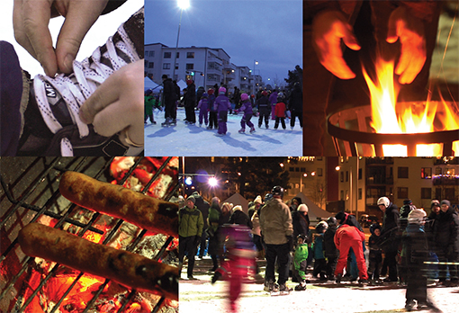 Skridskodisko i Järvastaden